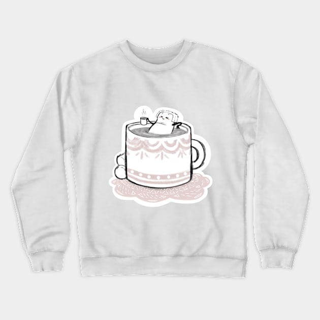 Hot chocolate Crewneck Sweatshirt by ambersonic96